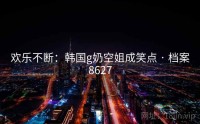 欢乐不断：韩国g奶空姐成笑点 · 档案8627