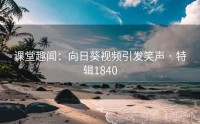课堂趣闻：向日葵视频引发笑声 · 特辑1840