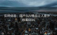 反转结局：国产SUV精品让人意外 · 档案6816