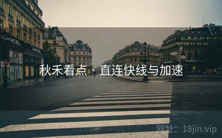秋禾看点 · 直连快线与加速